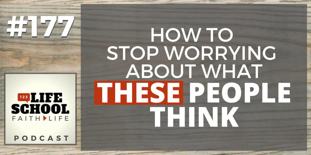 stop worrying about what people think