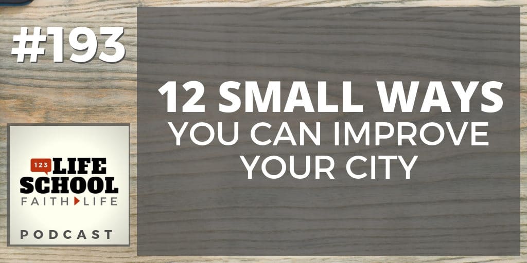 you can improve your city